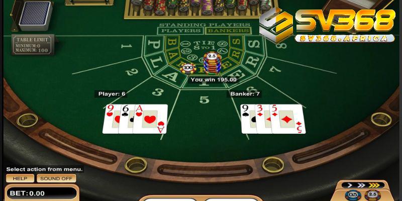 Baccarat trực tuyến tại SV368 đáng để trải nghiệm như thế nào?